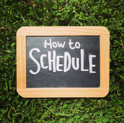1.20: How to Schedule