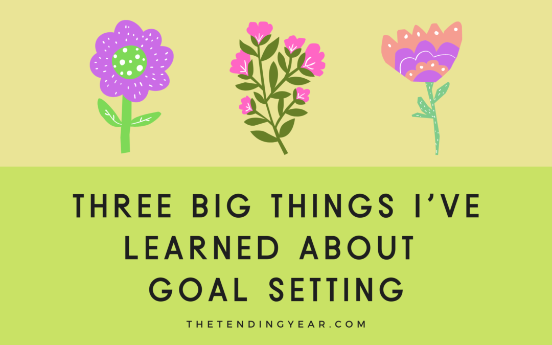 Three Big Things I’ve Learned About Goal Setting